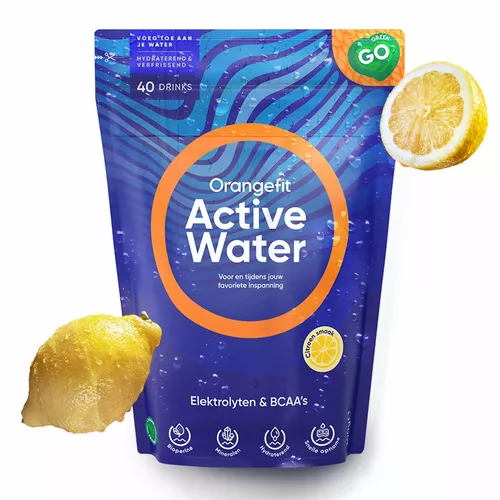 Active Water - Apă cu electroliți, aromă de lămâie - 300g | Orangefit