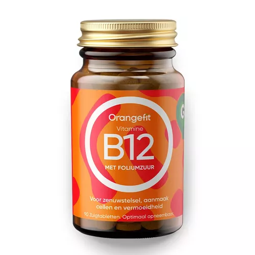 Vitamina B12 cu Acid Folic, 90pastile | Orangefit
