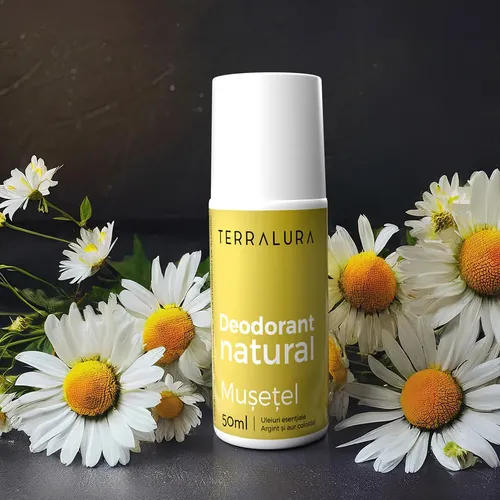 Deodorant Roll-on Natural Mușețel, 50ml | Terralura