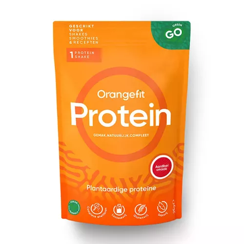 Proteină vegetală cu aromă de căpșuni | Orangefit