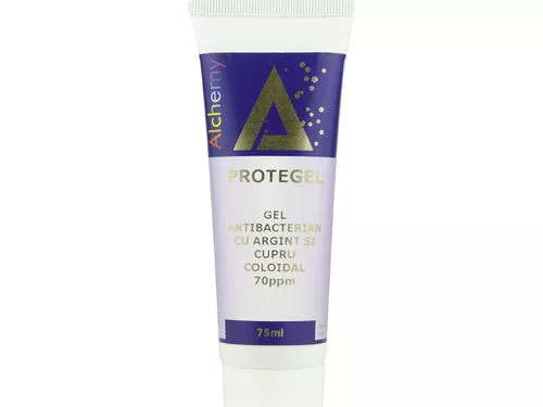 Gel protector, cu argint și cupru coloidal, ProteGel | Pure Alchemy