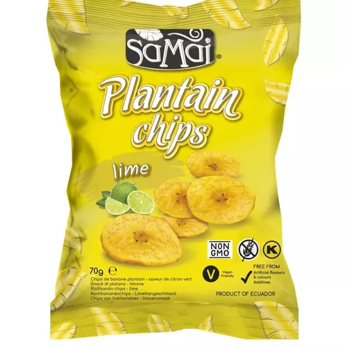 Chipsuri de banane (Plantain) cu gust de 