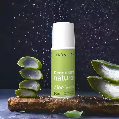 Deodorant Roll-on Natural Aloe Vera, 50ml | Terralura