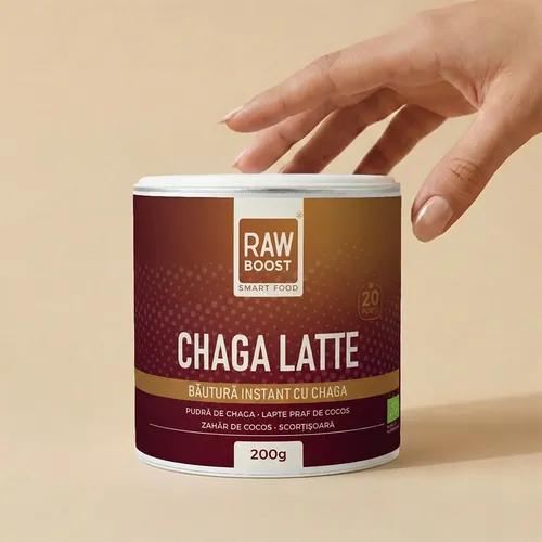 Chaga Latte - băutură instant ECO, 200g | Rawboost 