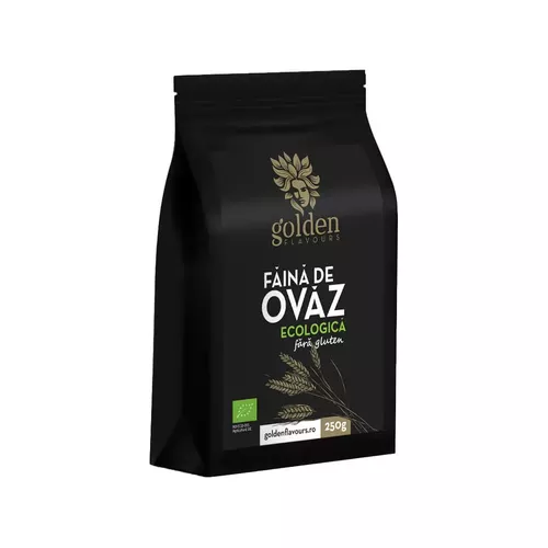 Făină de ovăz ecologică fără gluten, 250g | Golden Flavours