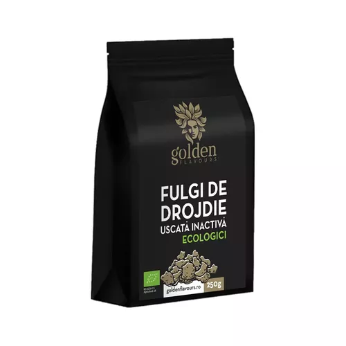 Fulgi de drojdie uscată inactivă, ecologici 250g | Golden Flavours