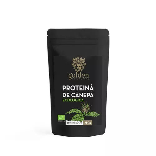 Proteină de cânepă ecologică 250g | Golden Flavours