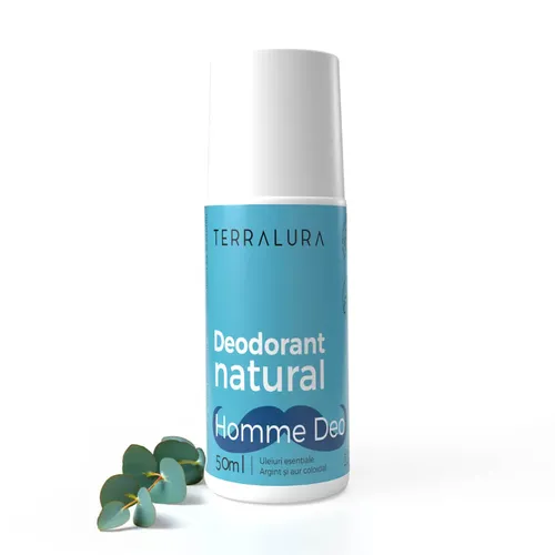 HOMME DEO Roll-on, Deodorant Natural Pentru Bărbați, 50ml | Terralura
