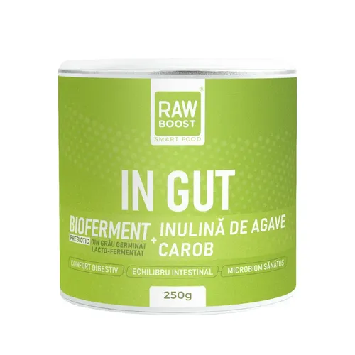 In Gut, bioferment prebiotic pentru un microbiom sănătos, 250g In Gut, bioferment prebiotic pentru un microbiom sănătos, 250g