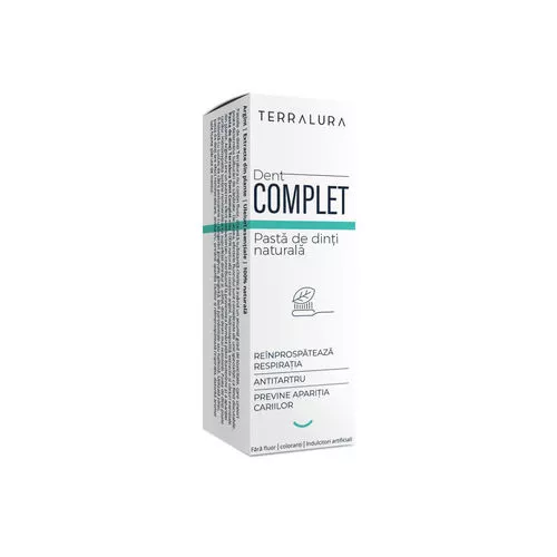 Dent COMPLET Pastă de dinți naturală, 75ml | Terralura