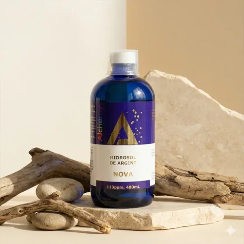 Hidrosol de argint Nova, 110ppm, 480ml | Pure Alchemy