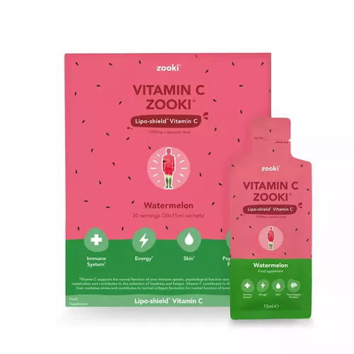 Vitamina C lipo-shield, cu aromă de pepene verde | Zooki 