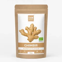 Pudră de Ghimbir Ecologică, 125g | Rawboost