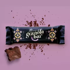 Baton proteic granola, Peanut Brownie, 50g | Viblance