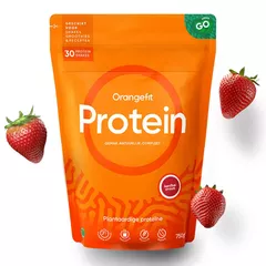 Proteină vegetală cu aromă de căpșuni | Orangefit