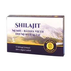 Shilajit- Rășina Vieții din Munții Altai 200mg, 60 tablete | Semper Natura