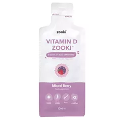 Vitamina D + K2 lipo-shield, cu aromă de fructe de pădure | Zooki